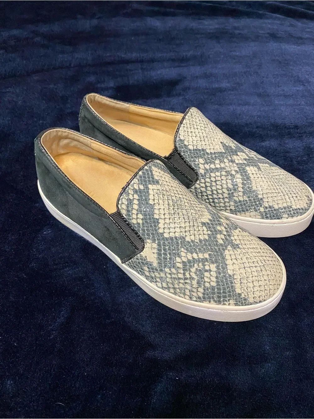 Vionic Splendid MIDI Snake Slip-On Sneakers Women’s Size 6